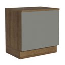 Ver imagem 6 de Balcão para Forno de Embutir 80 X 60 Cm com Tampo Rustic/cinza Agata Madesa Rustic/cinza