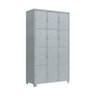 Armário Roupeiro de Aço Vestiário 12 Portas Locker - 1
