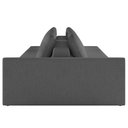Ver imagem 5 de Sofá Ilha Modular com Puff para Sala Living 252cm Georgia K04 Linho Cinza Escuro - Mpozenato