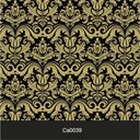 Ver imagem 2 de Papel de Parede Lavável Clássico Arabesco ca0039 Dourado