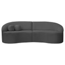 Ver imagem 3 de Sofá Orgânico Palermo 4 Lugares 210cm Bouclê - Sofa Store:bouclê Cinza Chumbo