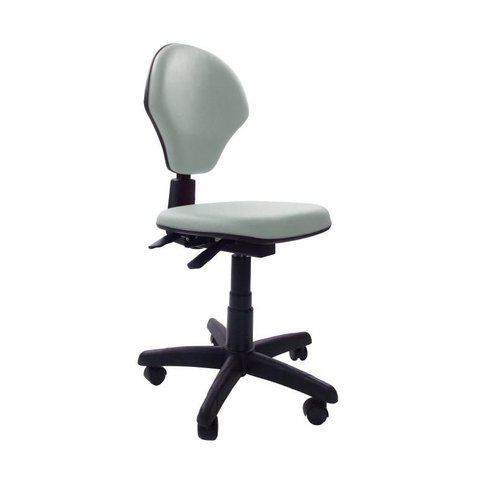 Mocho Odontologico Concha Back BP - Cinza