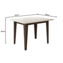 Ver imagem 5 de Mesa de Jantar Kate 120cm Carvalho/grafite/preto - Poliman