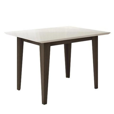 Mesa de Jantar Kate 120cm Carvalho/grafite/preto - Poliman
