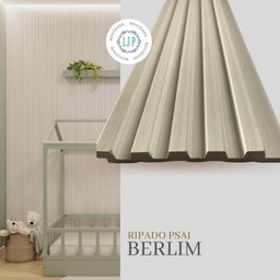 Painel Decorativo Ripado Berlim 12,2x285cm Paredes Salas - 5