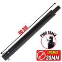 Ver imagem 3 de Extensor Alongador em Ferro 60cm Com Pino Trava Para Perfurador de Solo Vulcan VPS520S