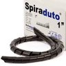 Organizador de Fios e Cabos Espiral 1" 5Mt Preto - 1