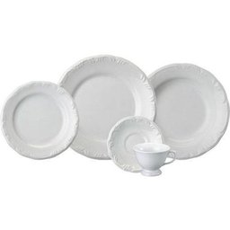 Aparelho de Jantar Pomerode 20 Peças - Schmidt Branco - 1