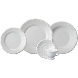 Aparelho de Jantar Pomerode 20 Peças - Schmidt Branco