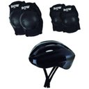 Ver imagem 3 de Patins Roller Mor Row Com Kit De Proteção Do Tam P 30 Ao 33