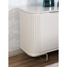 Buffet Liege 220 Cm Off White Fosco C/ Champanhe - 2