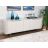 Buffet Liege 220 Cm Off White Fosco C/ Champanhe - 1