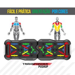 Plataforma de Exercícios Genis - Transformer Pushup | GENIS - 7