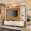 Ver imagem 6 de Estante Home Theater Titan e Mesa de Centro Luna Cinamomo Off White – Hb Móveis