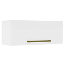 Ver imagem 1 de Armário Aéreo de Geladeira 1 Porta 0,80m Favorita Branco Lacca