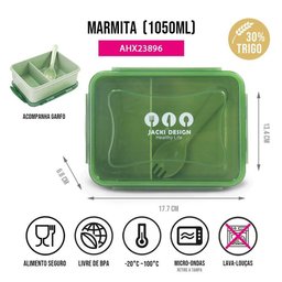 Kit de Marmita e Garrafa Elementos Jacki Design-analise Verde - 3