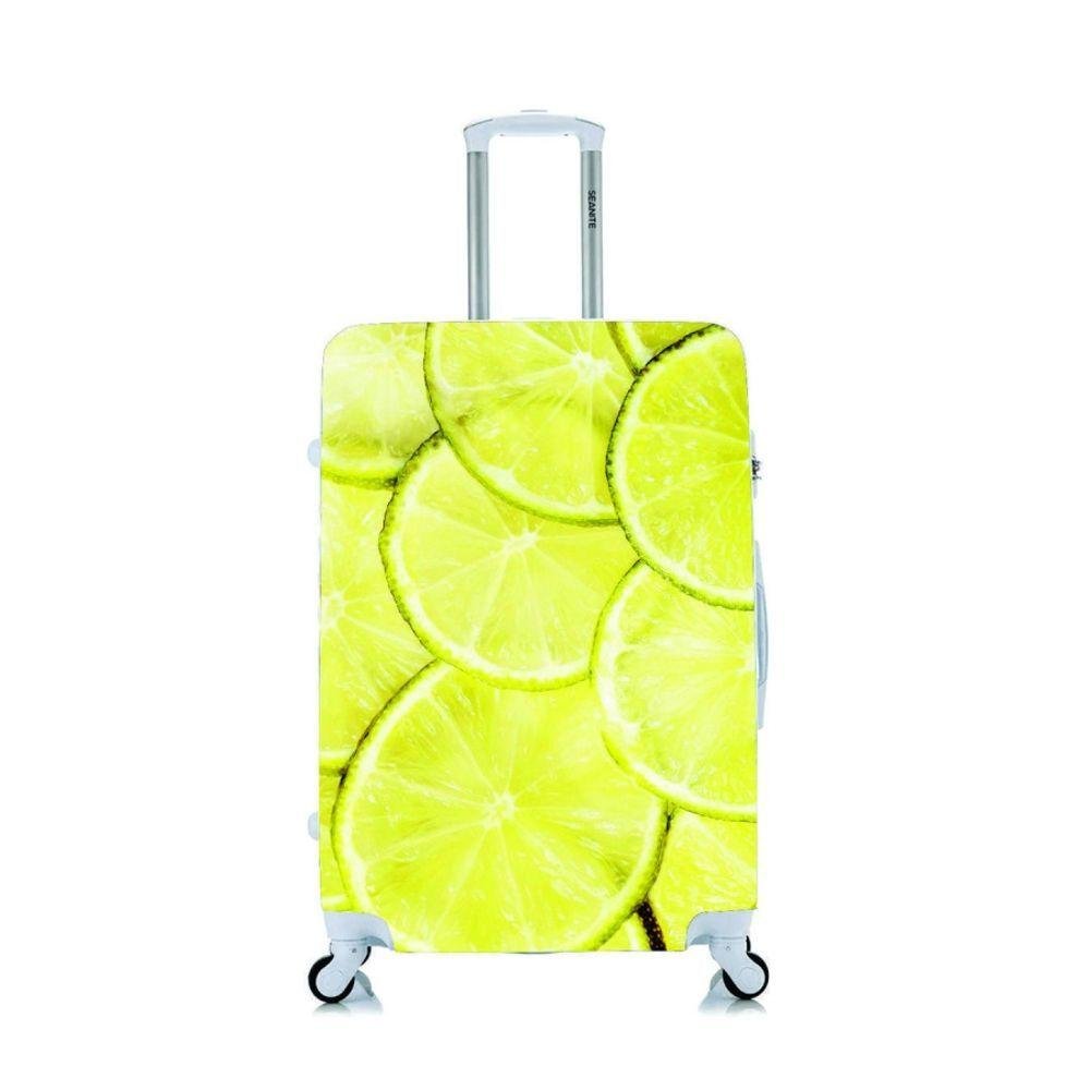 Capa Protetora para Mala Viagem Personalizada Média Limão - 1