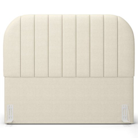 Cabeceira Cama Box Casal Estofada Orgânica 140cm Alice W01 Facto Pérola Metalizado - Lyam Decor