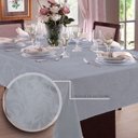 Ver imagem 1 de Toalha de Mesa Retangular em Jacquard para 10 Lugares | Admirare - Silver