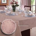 Ver imagem 1 de Toalha de Mesa Retangular em Jacquard para 10 Lugares | Admirare - Rosê