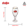 Taça de Cerveja Stella Artois de Vidro 250 ml Globimport - 4