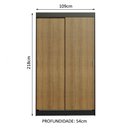 Ver imagem 4 de Guarda-roupa Solteiro Madesa Tokio 2 Portas de Correr 2 Gavetas