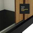 Ver mais imagens de Guarda-roupa Solteiro Madesa Tokio 2 Portas de Correr 2 Gavetas