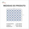 Vinil Adesivo Piso Box Banheiro Ladrilho P&amp;b Colacomigo 1,20 X 0,80 Metros - 1