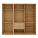 Ver imagem 2 de Closet Casal Infinity 3 Gavetas 7 Prateleiras Savana - Genialflex