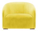 Ver imagem 2 de Kit 2 Poltronas Decorativa Estofada Recepção Lara Suede Amarelo - Lm Decor