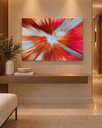 Ver imagem 2 de Quadro Abstrato Radial Colorido 50x75