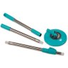 Mop Premium Limpeza prática Mor Cesto Inox e 4 Refil Esfregão - 2