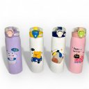 Ver imagem 2 de Garrafa Térmica Tr-012 550ml Infantil em Alumínio com Canudo:Variado