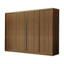 Ver imagem 3 de Guarda-roupa Casal Madesa Apolo 4 Portas de Correr - Rustic