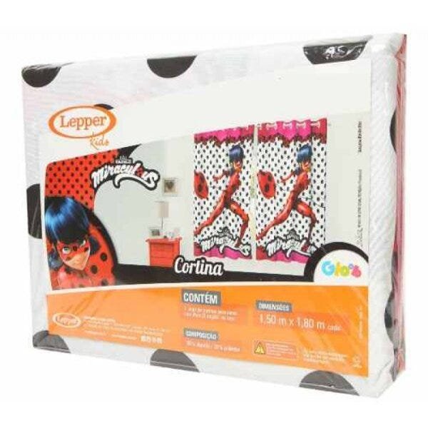 Kit Ladybug Cortina + Toalha Lepper - 3