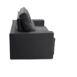 Sofá Retrátil e Reclinável 3 lugares com Molas 1,80m Lais Suede Cinza Adonai Estofados - 6