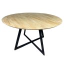 Ver imagem 1 de Mesa Redonda - Pinus Chanfrado - 140cm
