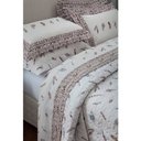 Ver imagem 2 de Colcha Queen Matelassê Percal 200 Fios Tribal com Porta Travesseiros - Naturalle Fashion