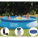 Ver imagem 1 de Piscina Inflável Easy Set 7.290 Litros Filtro + Capa + Bomba - Intex - 220v
