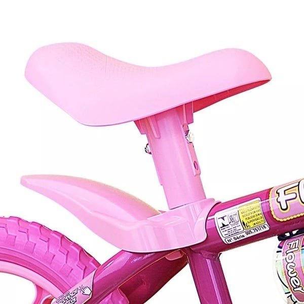 Bicicleta Infantil Flower - Aro 12 - Nathor - 4