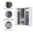 Ver imagem 4 de Quarto Modulado de Canto Madrid com 5 Portas e 2 Gavetas Maxel