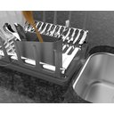 Ver imagem 4 de Escorredor de Louça Tramontina Plurale em Aço Inox com Bandeja Coletora Grafite Tramontina