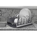 Ver imagem 2 de Escorredor de Louça Tramontina Plurale em Aço Inox com Bandeja Coletora Grafite Tramontina