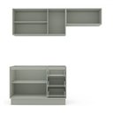 Ver imagem 3 de Cozinha Completa Koya 6 Portas 3 Gavetas 40250033 Verde Oliva - Politorno
