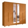 Guarda Roupa Casal 270cm com Espelho Fascine A02 Cinamomo - Mpozenato - 1