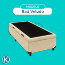 Ver imagem 5 de Cama Box Bau Solteiro Blindado Nature Perola 78x188