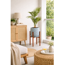 Ver imagem 2 de Suporte para Vaso de Plantas Flores Cachepot Decorativo em Metal 40cm Bronze Desmontável