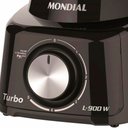 Ver imagem 3 de Liquidificador Turbo L-900 Fb 5 Velocidades 900w 2,7 Litros Mondial - Preto - 127 Volts