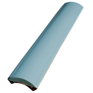 Kit 4 Cantoneiras P/ Piscina 1m Linear 3,5x25cm Azul Piscina