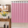 Cortina Beatriz 4 Metros Tecido Malha- Rosa - 3
